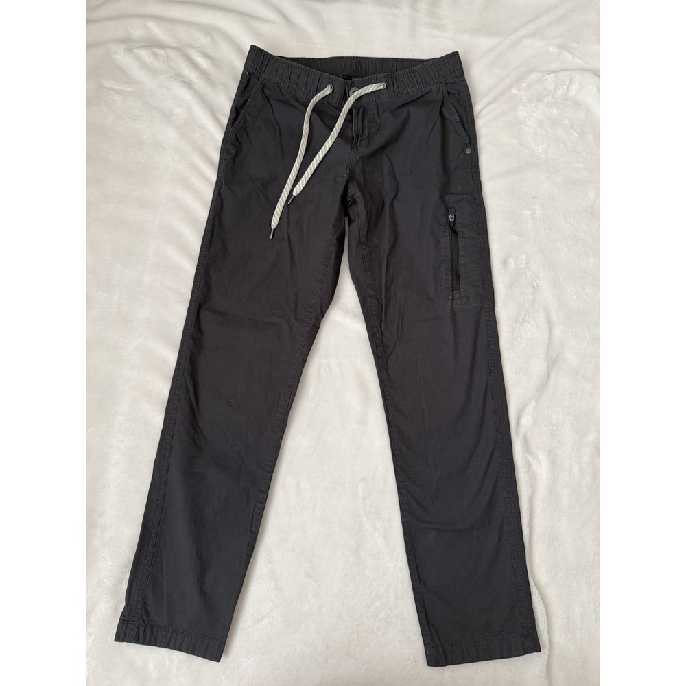 Vuori Pants Womens Small Gray Lightweight Ripstop Drawstring Hiking Casual VW401